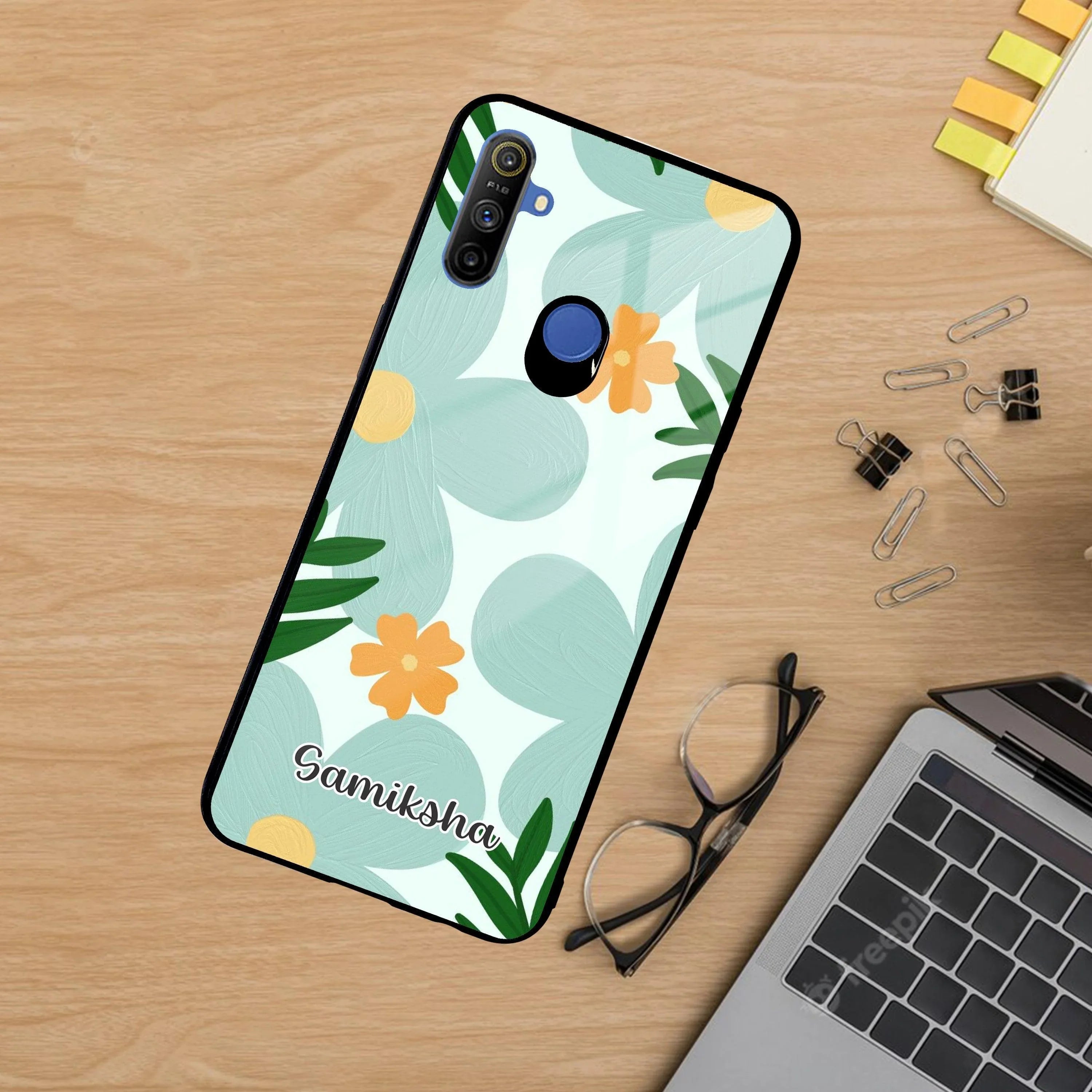 Daisy Dreams Customized Glass Case Cover For Realme/Narzo - ShopOnCliQ