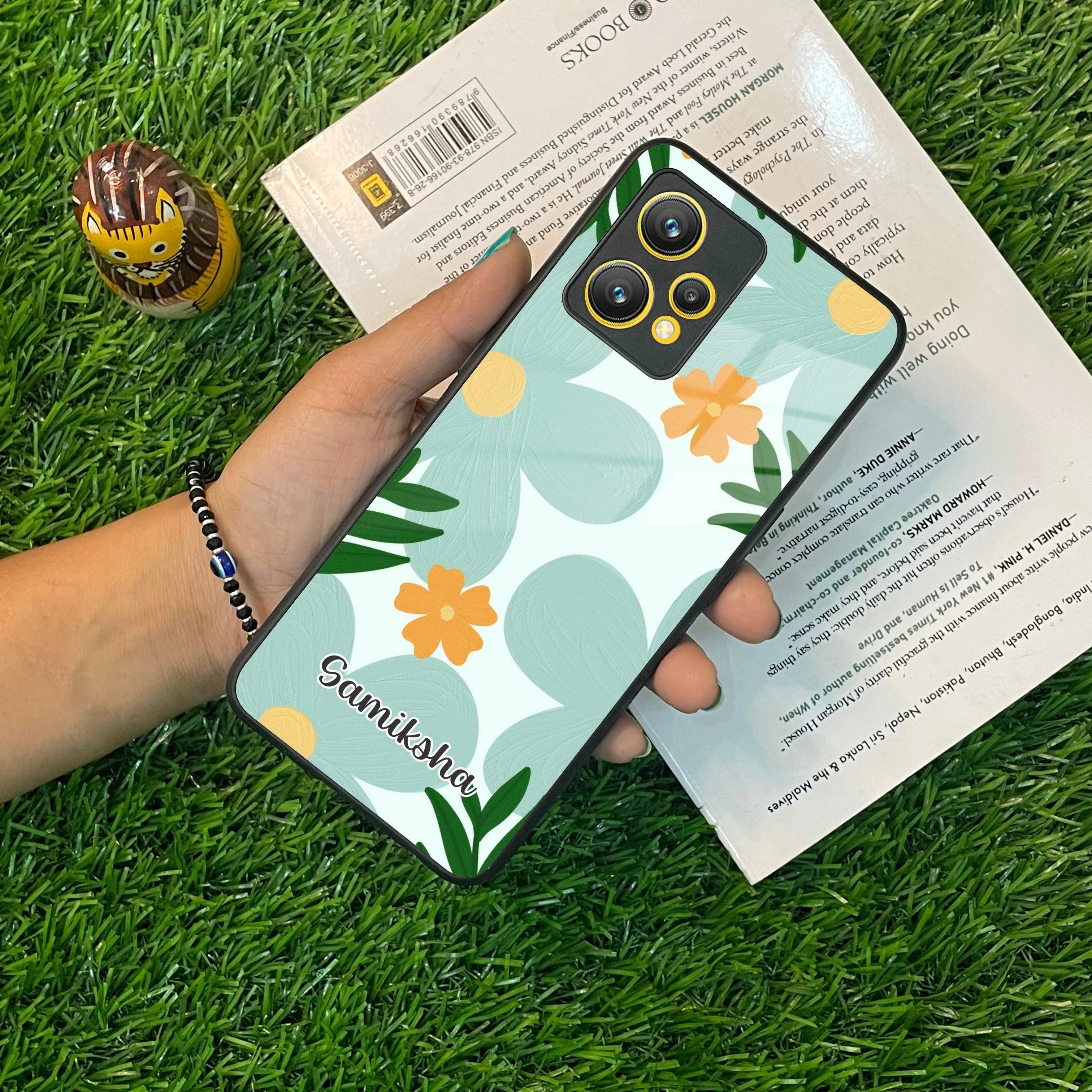 Daisy Dreams Customized Glass Case Cover For Realme/Narzo - ShopOnCliQ