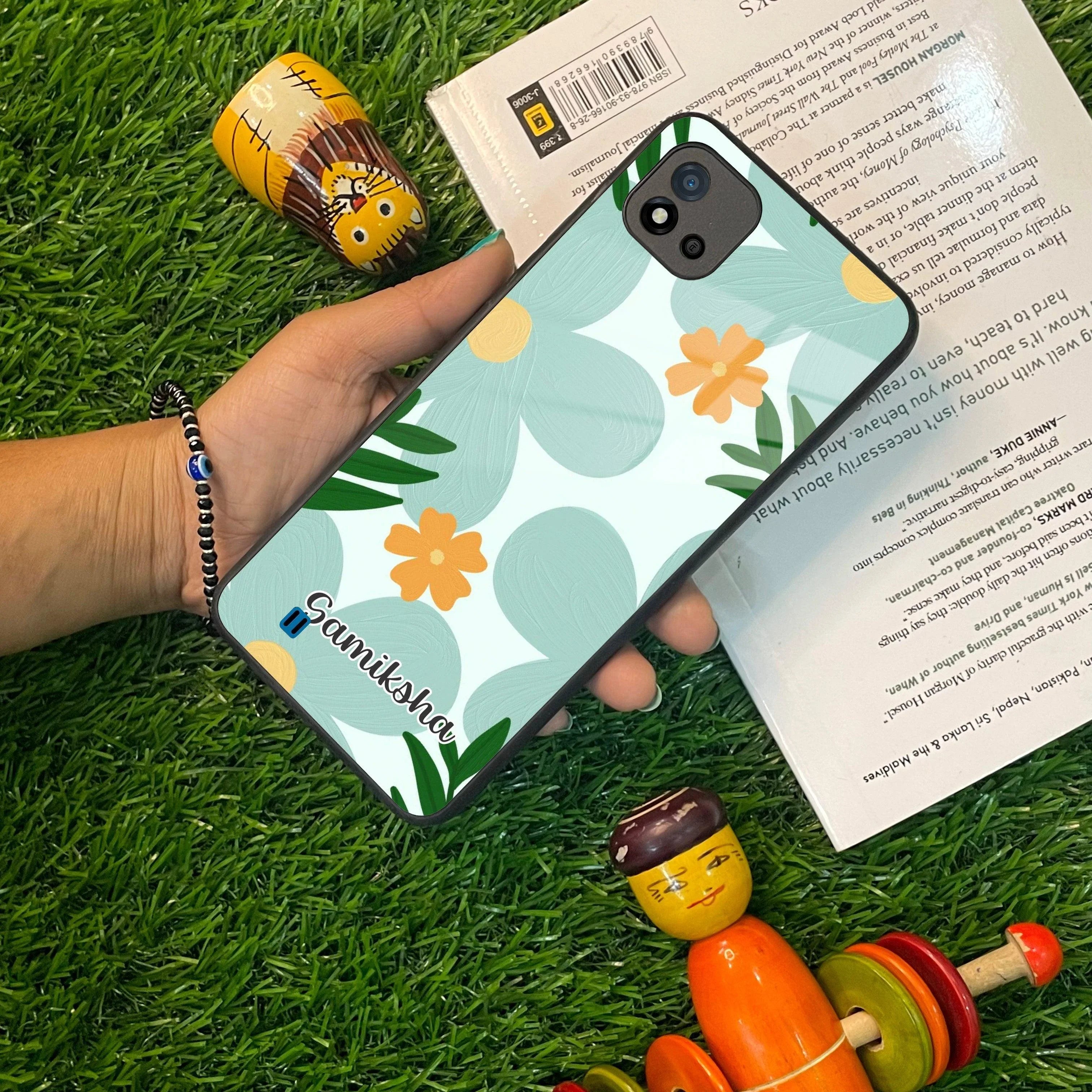 Daisy Dreams Customized Glass Case Cover For Realme/Narzo - ShopOnCliQ