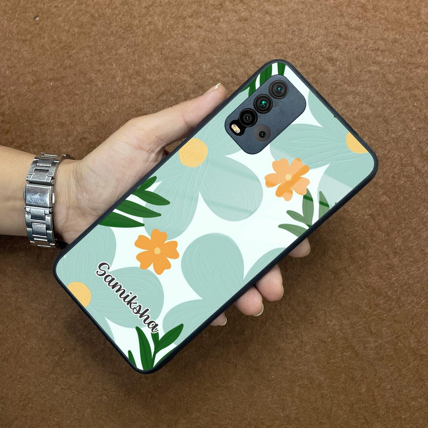 Daisy Dreams Customized Glass Case Cover For Redmi/Xiaomi