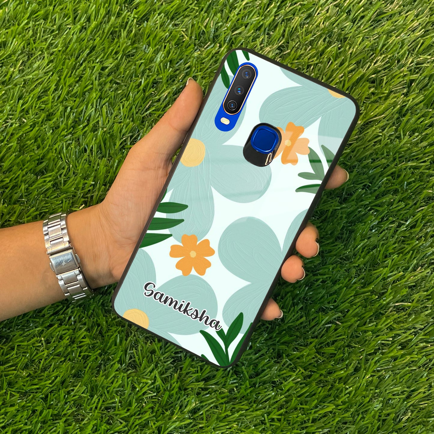 Daisy Dreams Customized Glass Case Cover For Vivo ShopOnCliQ