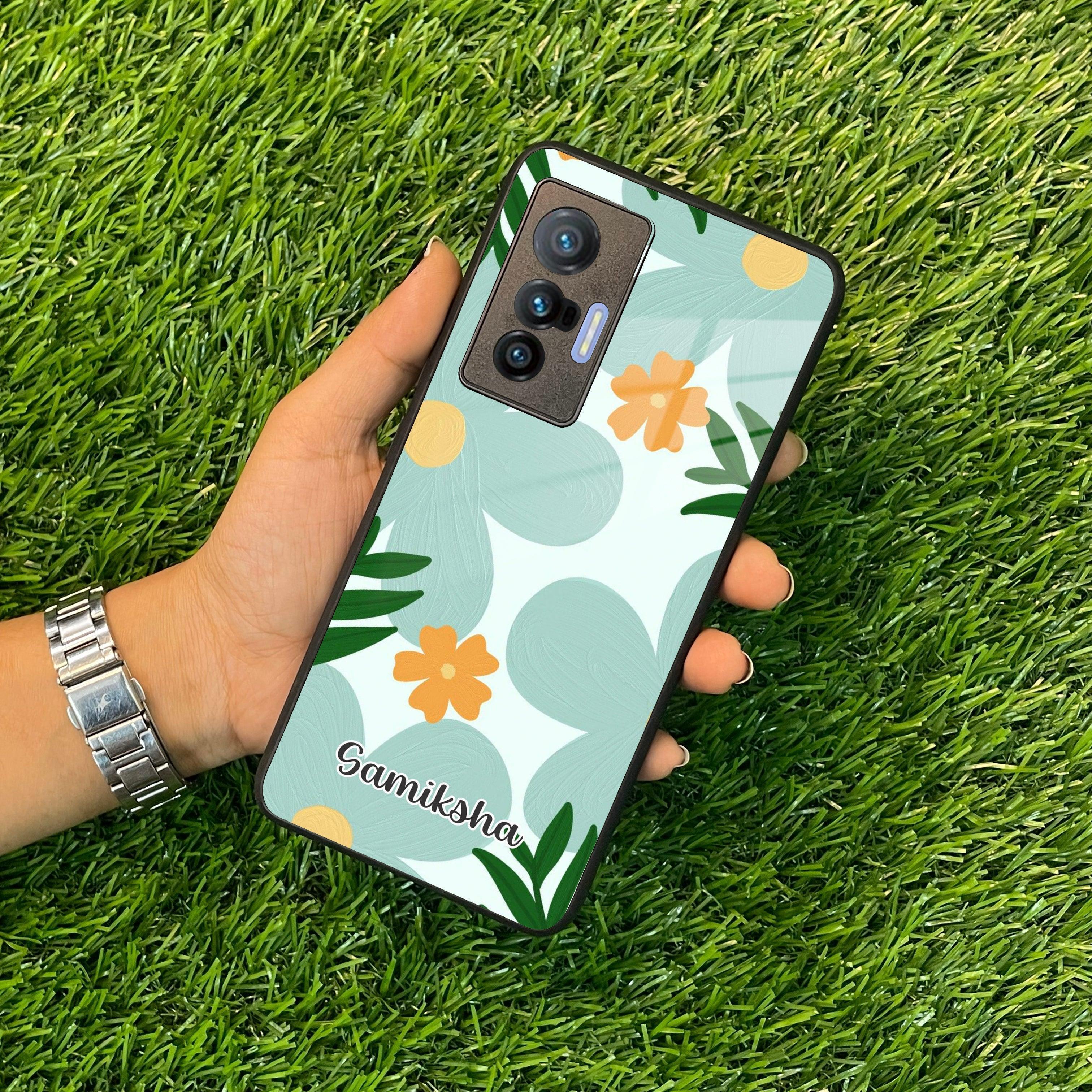 Daisy Dreams Customized Glass Case Cover For Vivo - ShopOnCliQ