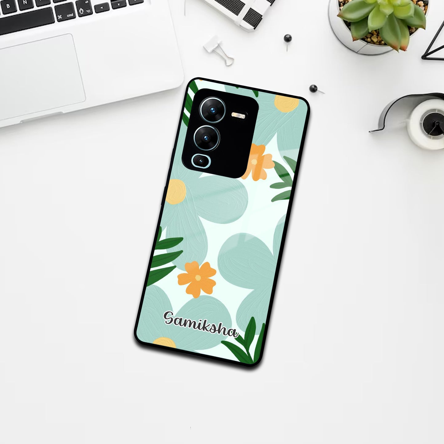 Daisy Dreams Customized Glass Case Cover For Vivo ShopOnCliQ