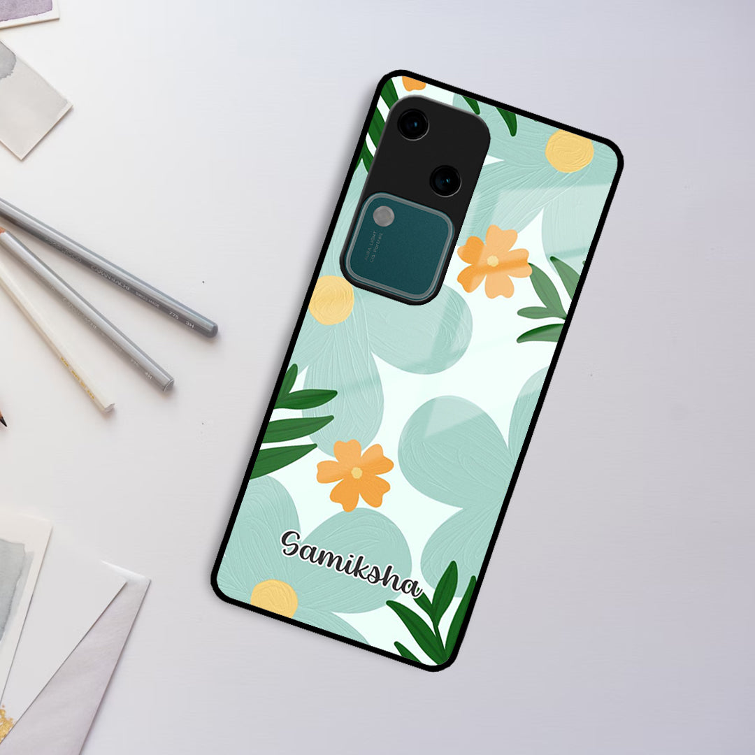 Daisy Dreams Customized Glass Case Cover For Vivo ShopOnCliQ