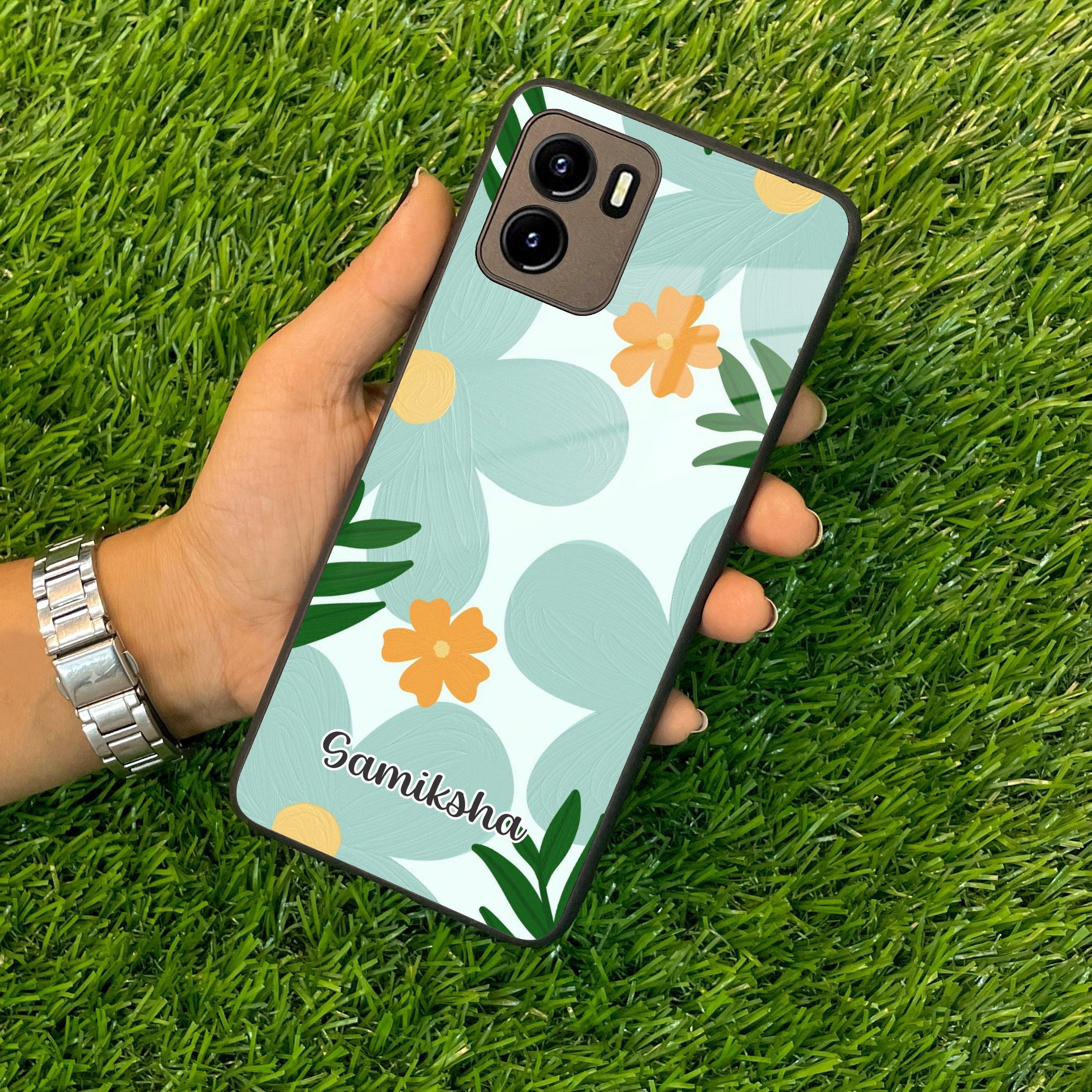 Daisy Dreams Customized Glass Case Cover For Vivo - ShopOnCliQ