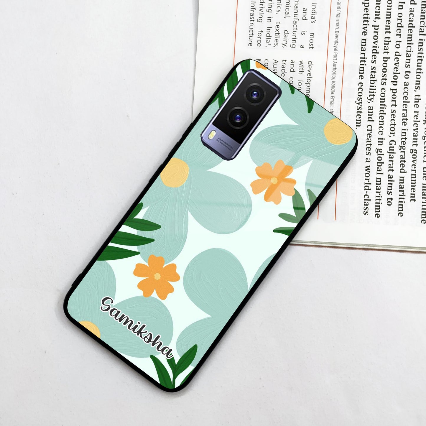 Daisy Dreams Customized Glass Case Cover For Vivo ShopOnCliQ