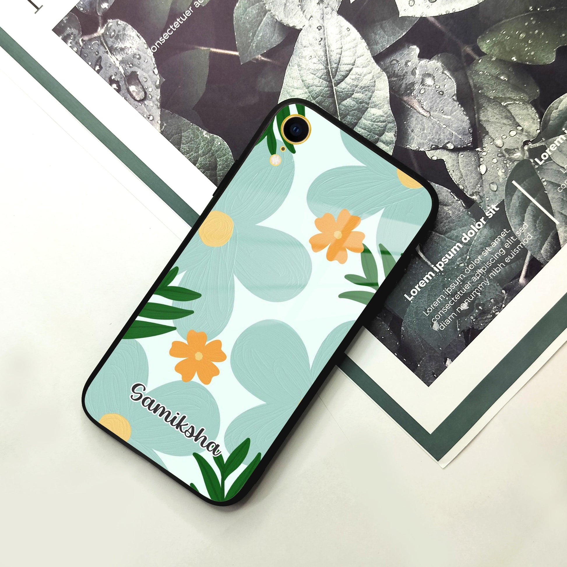 Daisy Dreams Customized Glass Case Cover For iPhone - ShopOnCliQ