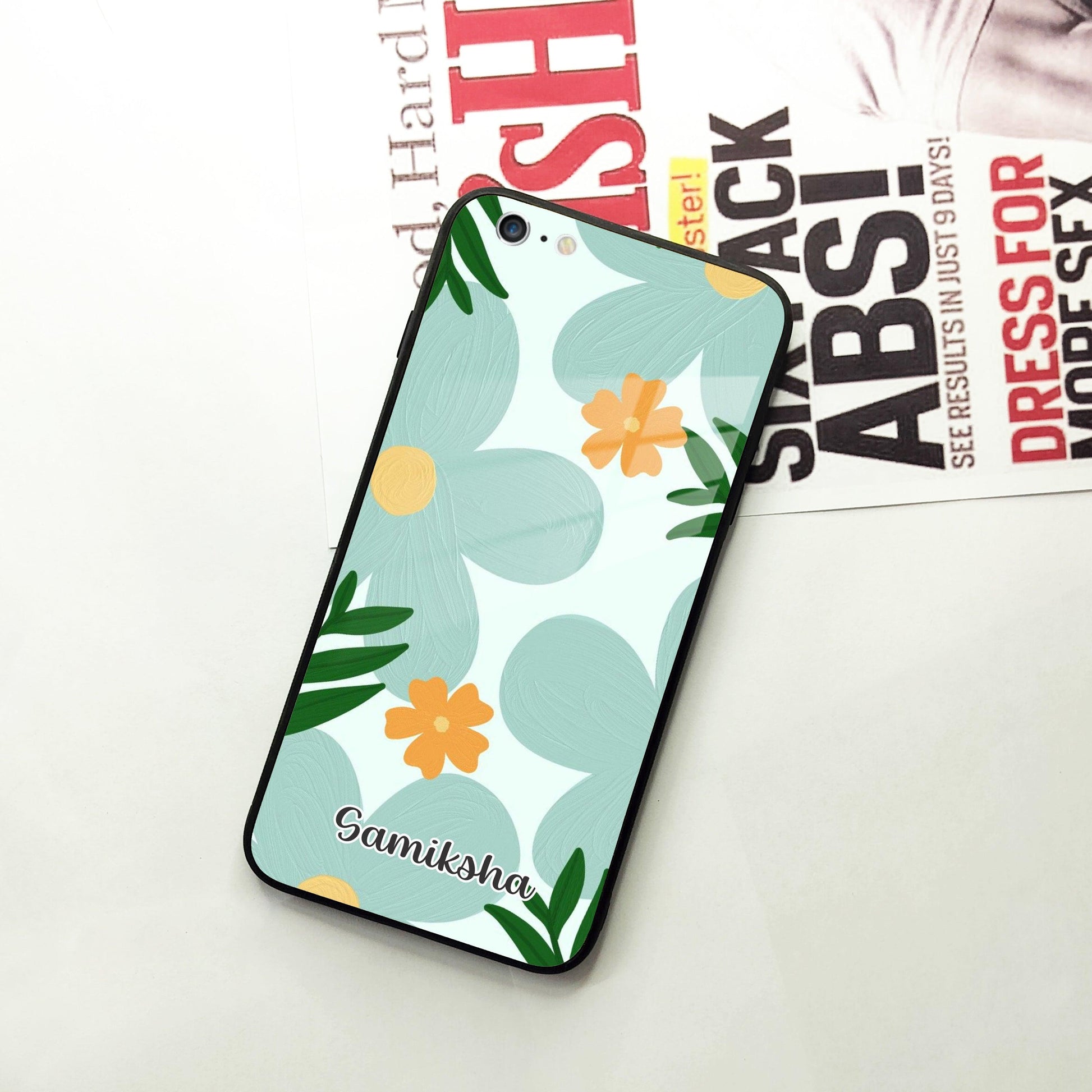 Daisy Dreams Customized Glass Case Cover For iPhone - ShopOnCliQ