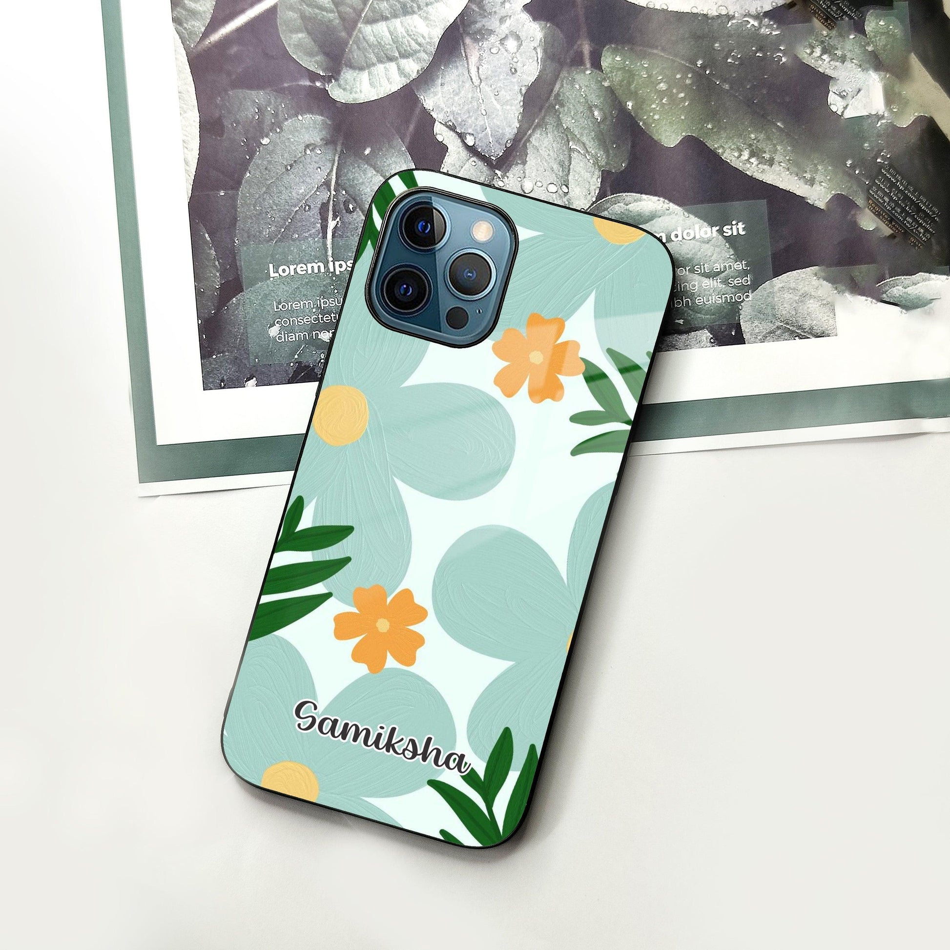 Daisy Dreams Customized Glass Case Cover For iPhone - ShopOnCliQ