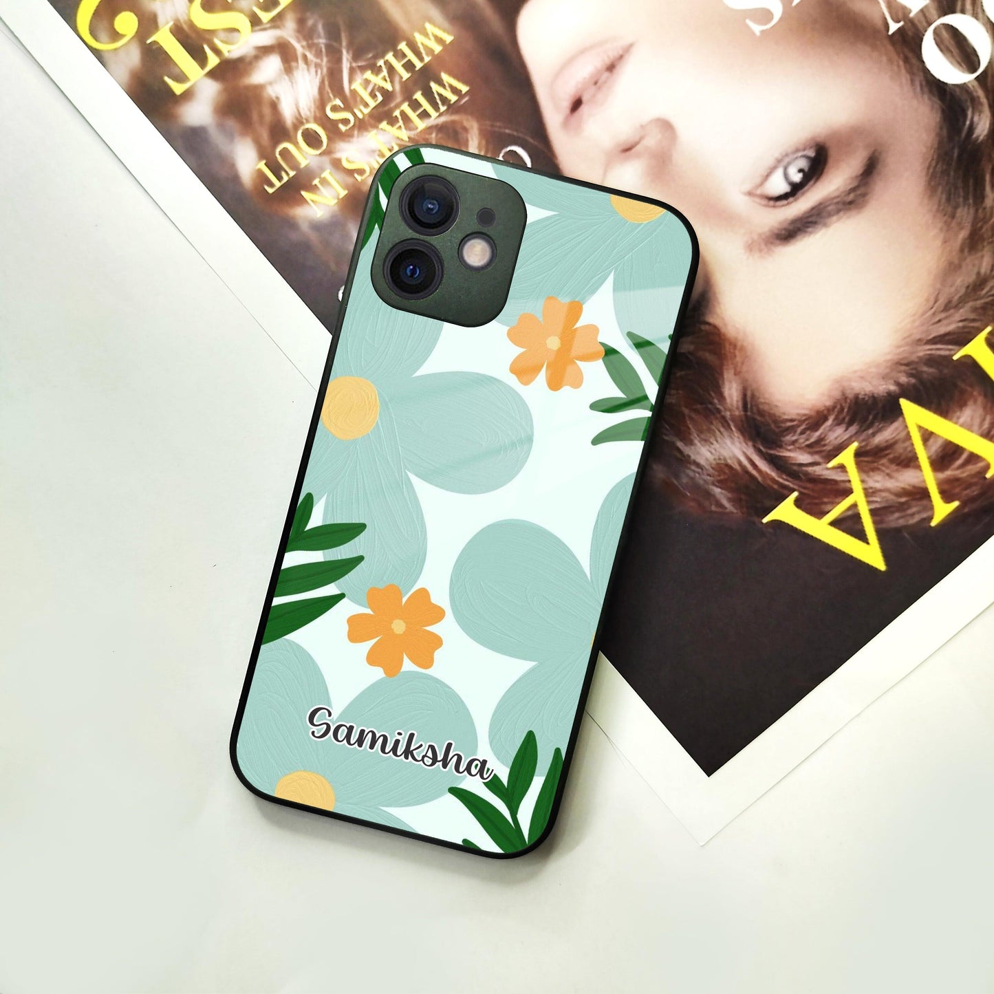 Daisy Dreams Customized Glass Case Cover For iPhone - ShopOnCliQ