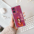 Daisy Flower Customize Transparent Silicon Case For Motorola Edge 60 5G