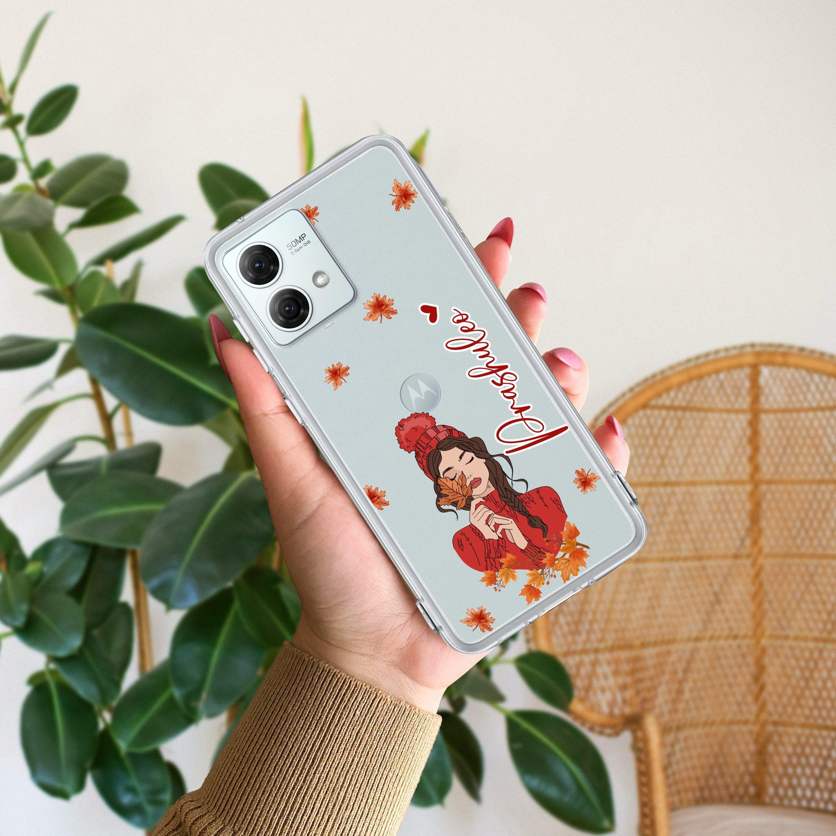 Daisy Flower Customize Transparent Silicon Case For Motorola Edge 40 Neo