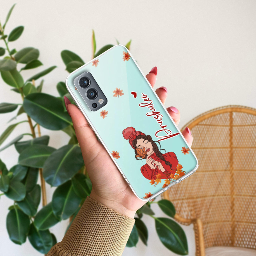 Daisy Flower Customize Transparent Silicon Case For OnePlus Nord 2 5G
