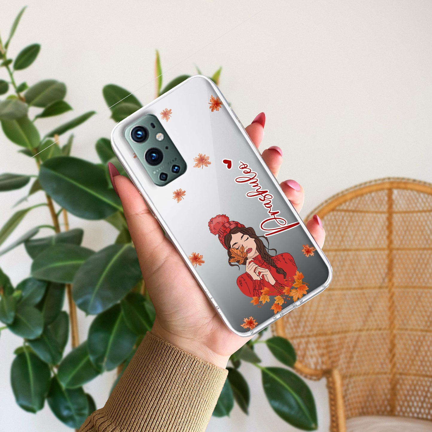 Daisy Flower Customize Transparent Silicon Case For OnePlus ShopOnCliQ