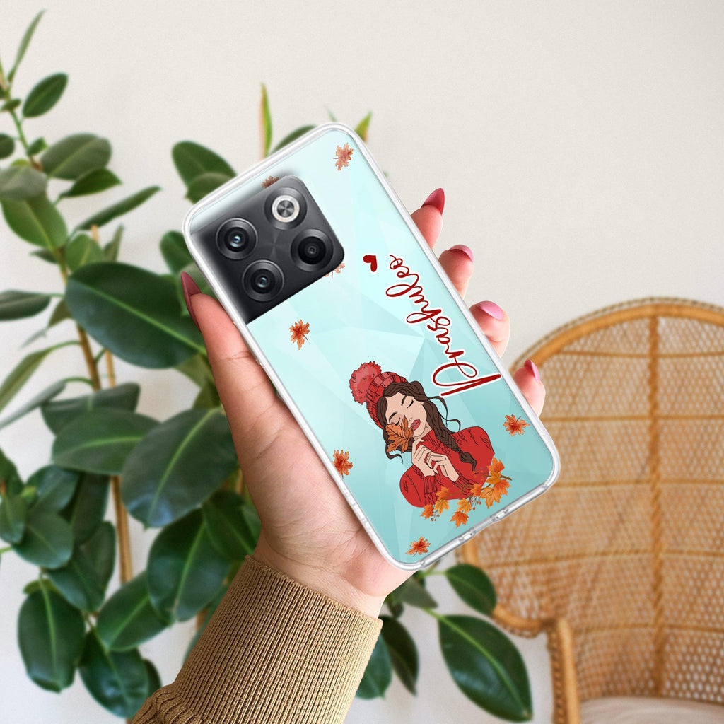 Daisy Flower Customize Anti Yellow Case For OnePlus 10T 5G