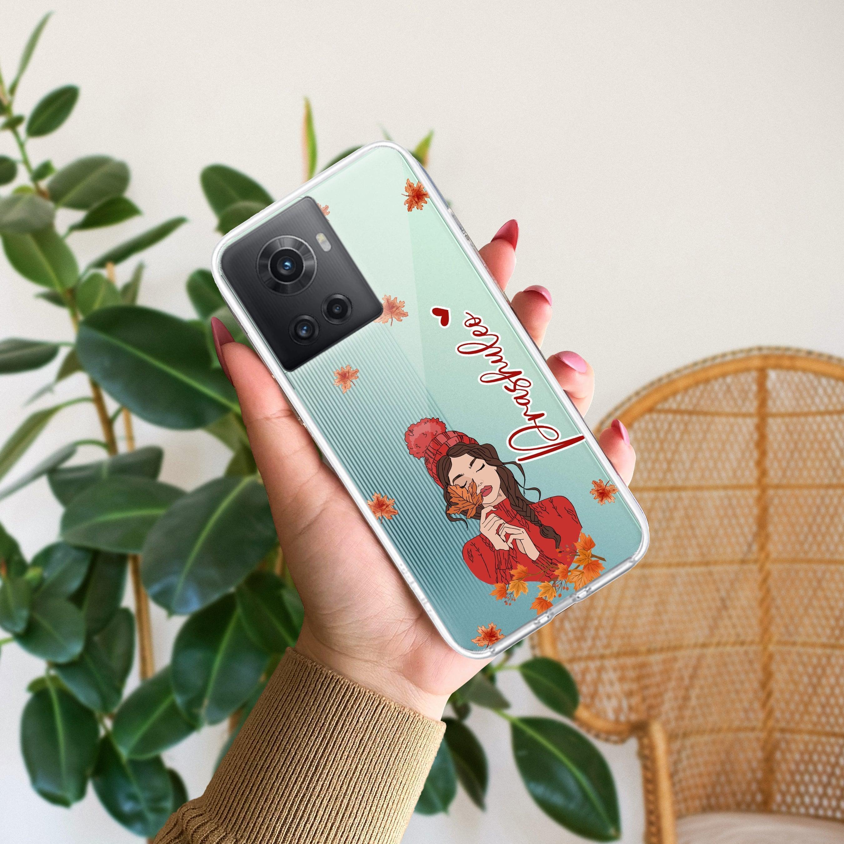 Daisy Flower Customize Transparent Silicon Case For OnePlus 10R 5G