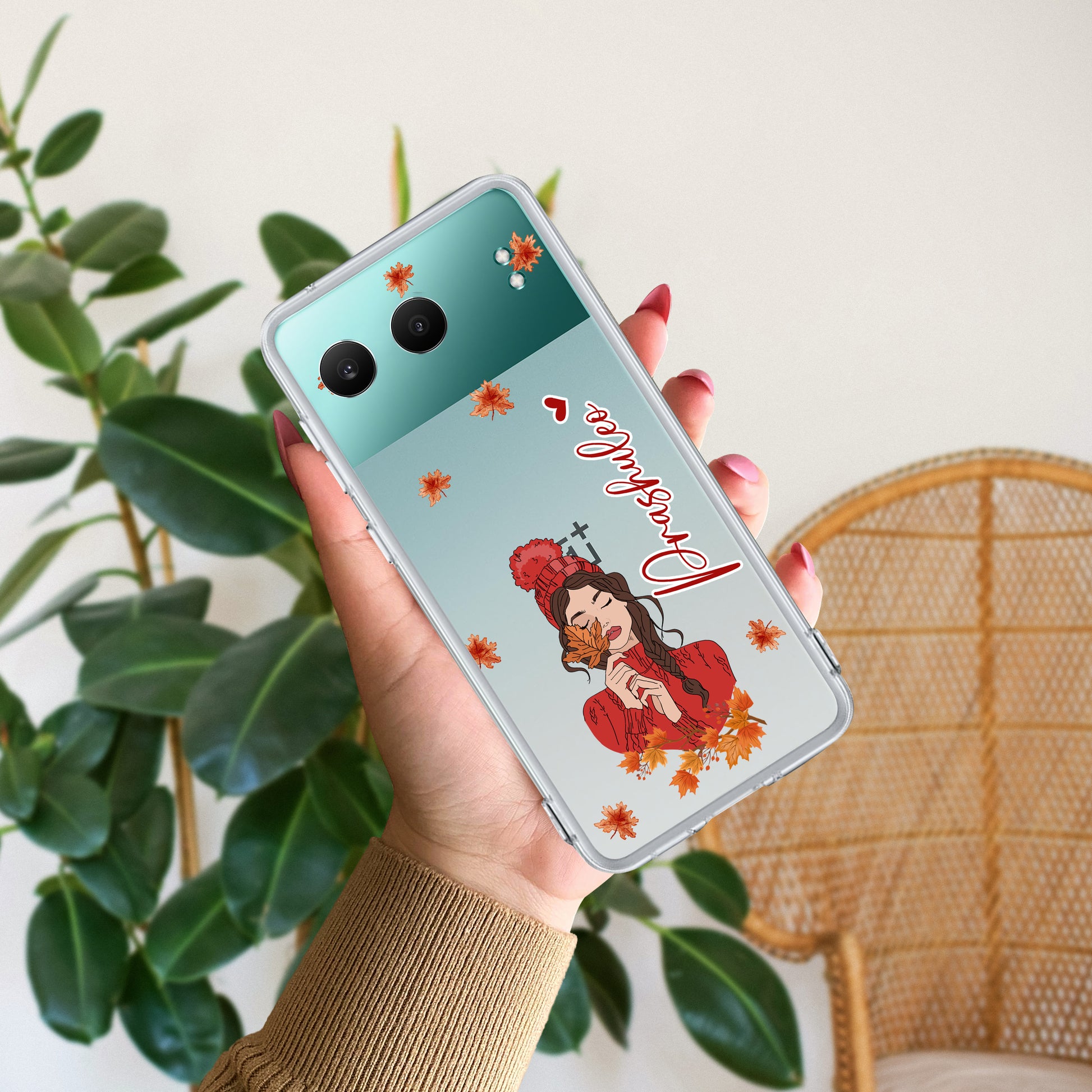 Daisy Flower Customize Transparent Silicon Case For OnePlus ShopOnCliQ