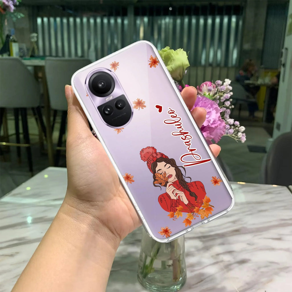 Daisy Flower Customize Anti Yellow Case For Oppo Reno 10 5G