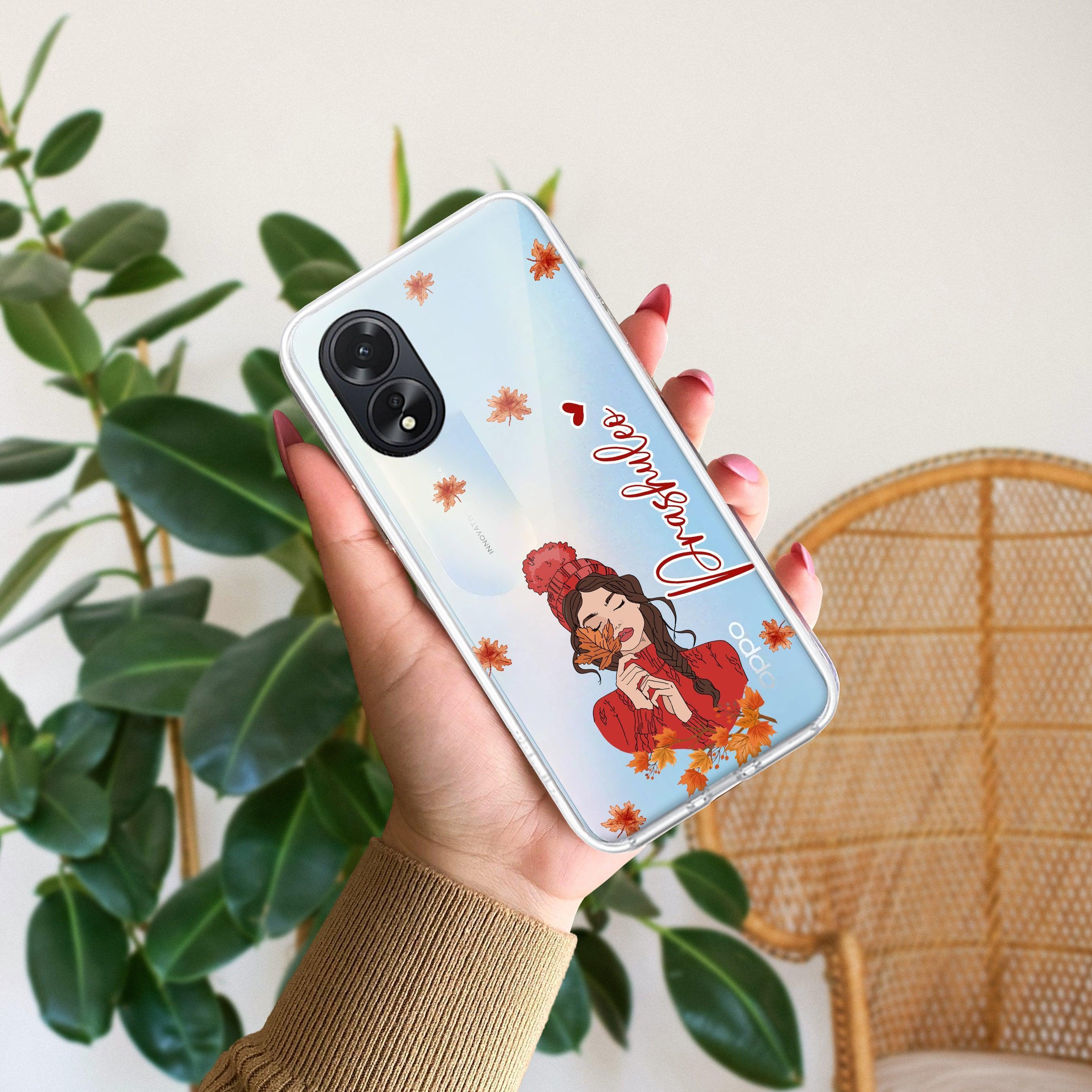 Daisy Flower Customize Anti Yellow Case For Oppo F17