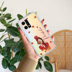 Daisy Flower Customize Anti Yellow Case For Oppo Reno 7 5G