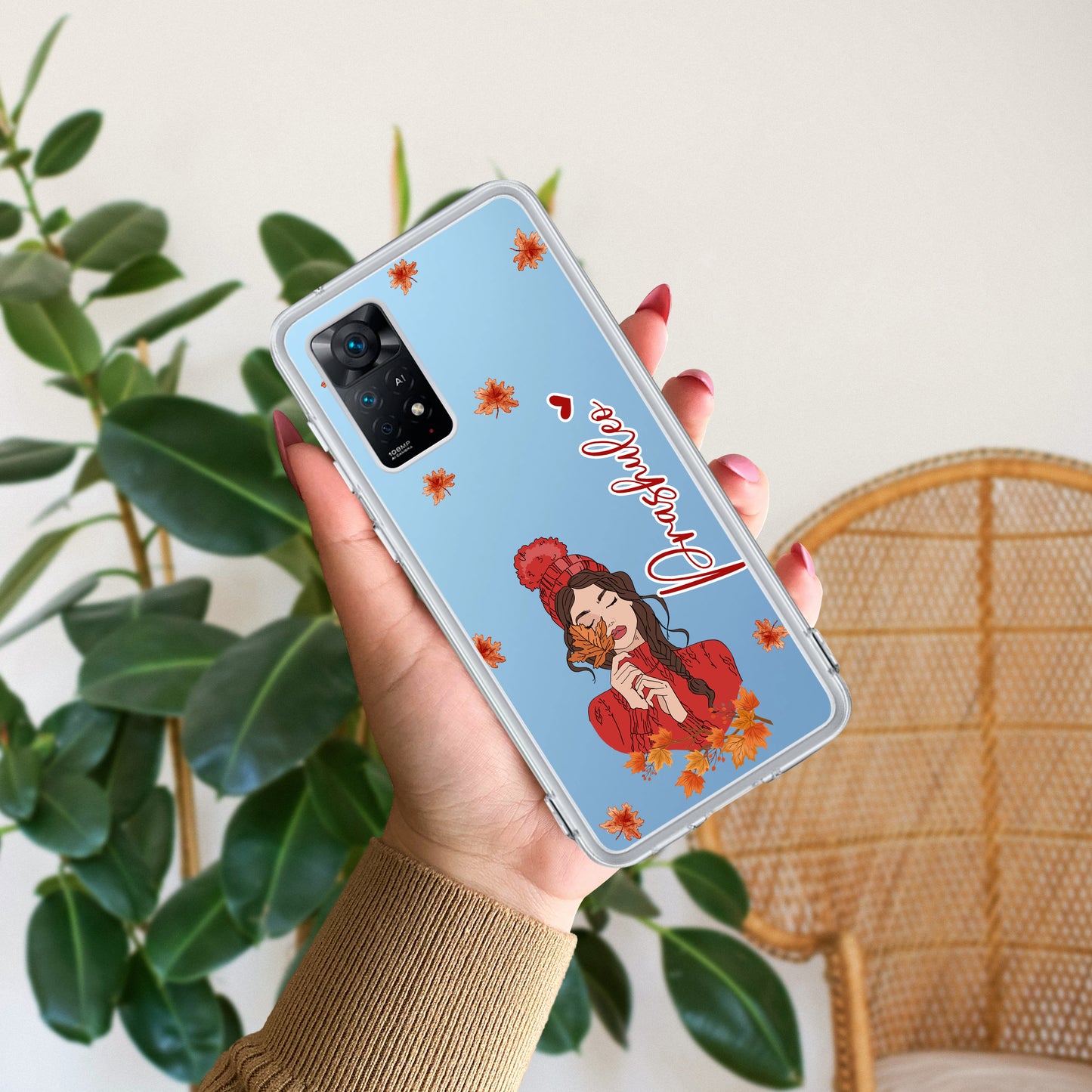 Daisy Flower Customize Transparent Silicon Case For Poco ShopOnCliQ