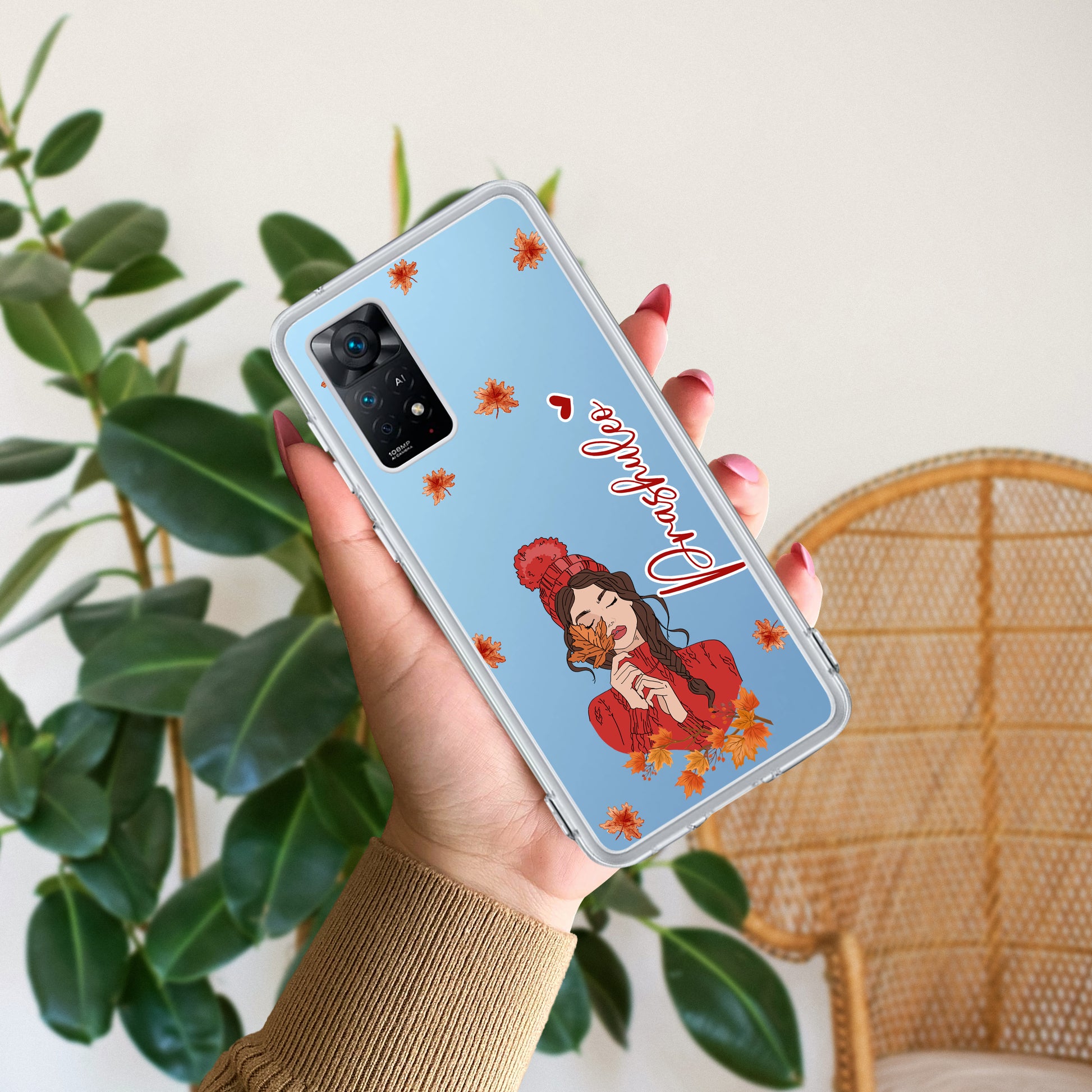 Daisy Flower Customize Transparent Silicon Case For Poco - ShopOnCliQ