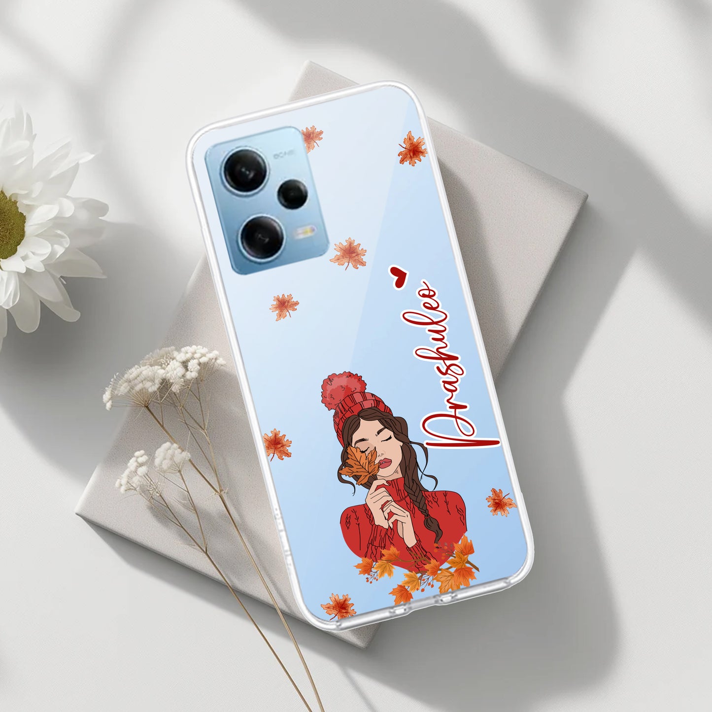 Daisy Flower Customize Transparent Silicon Case For Poco ShopOnCliQ