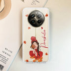 Daisy Flower Customize Transparent Silicon Case For Realme 11 Pro+ 5G