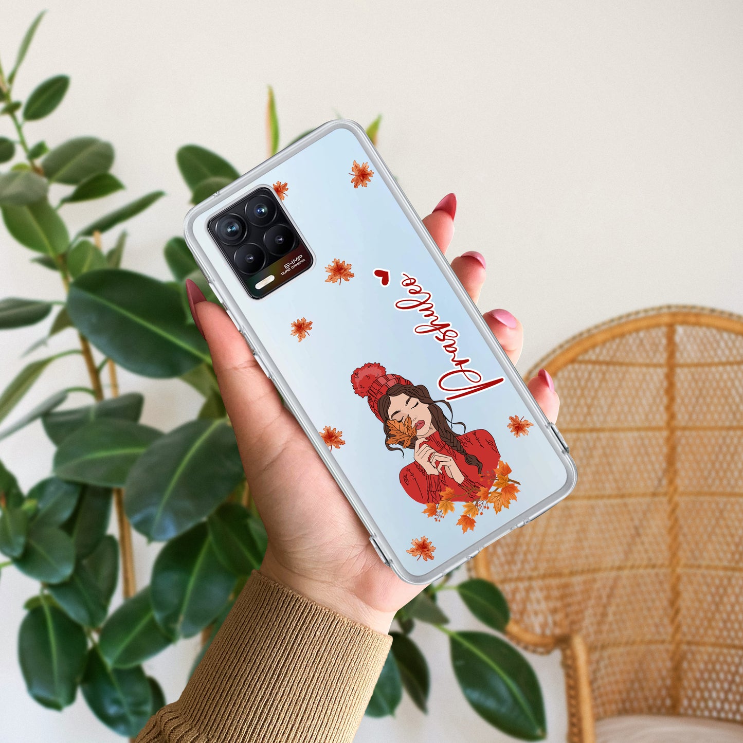 Daisy Flower Customize Transparent Silicon Case For Realme/Narzo ShopOnCliQ