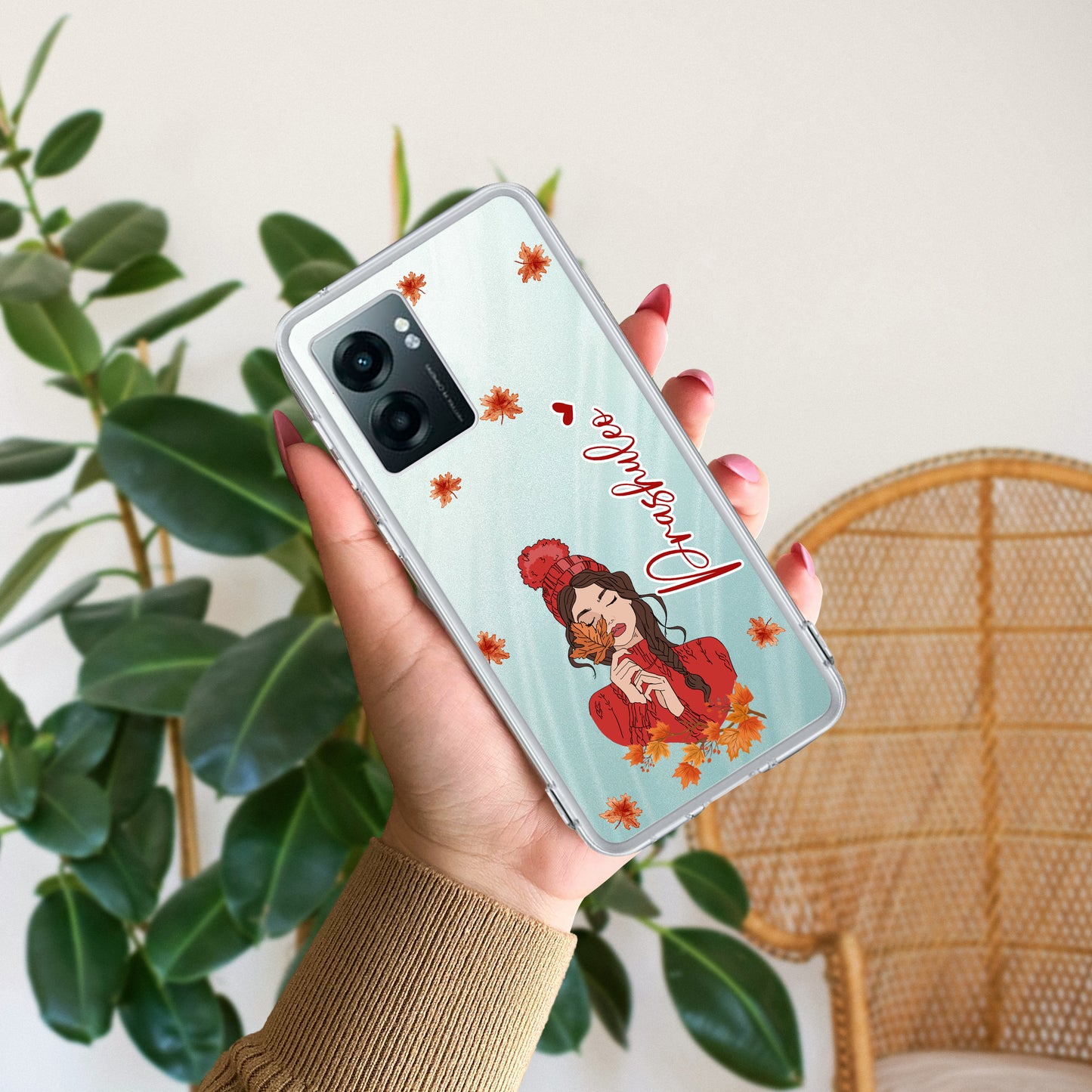 Daisy Flower Customize Transparent Silicon Case For Realme/Narzo - ShopOnCliQ