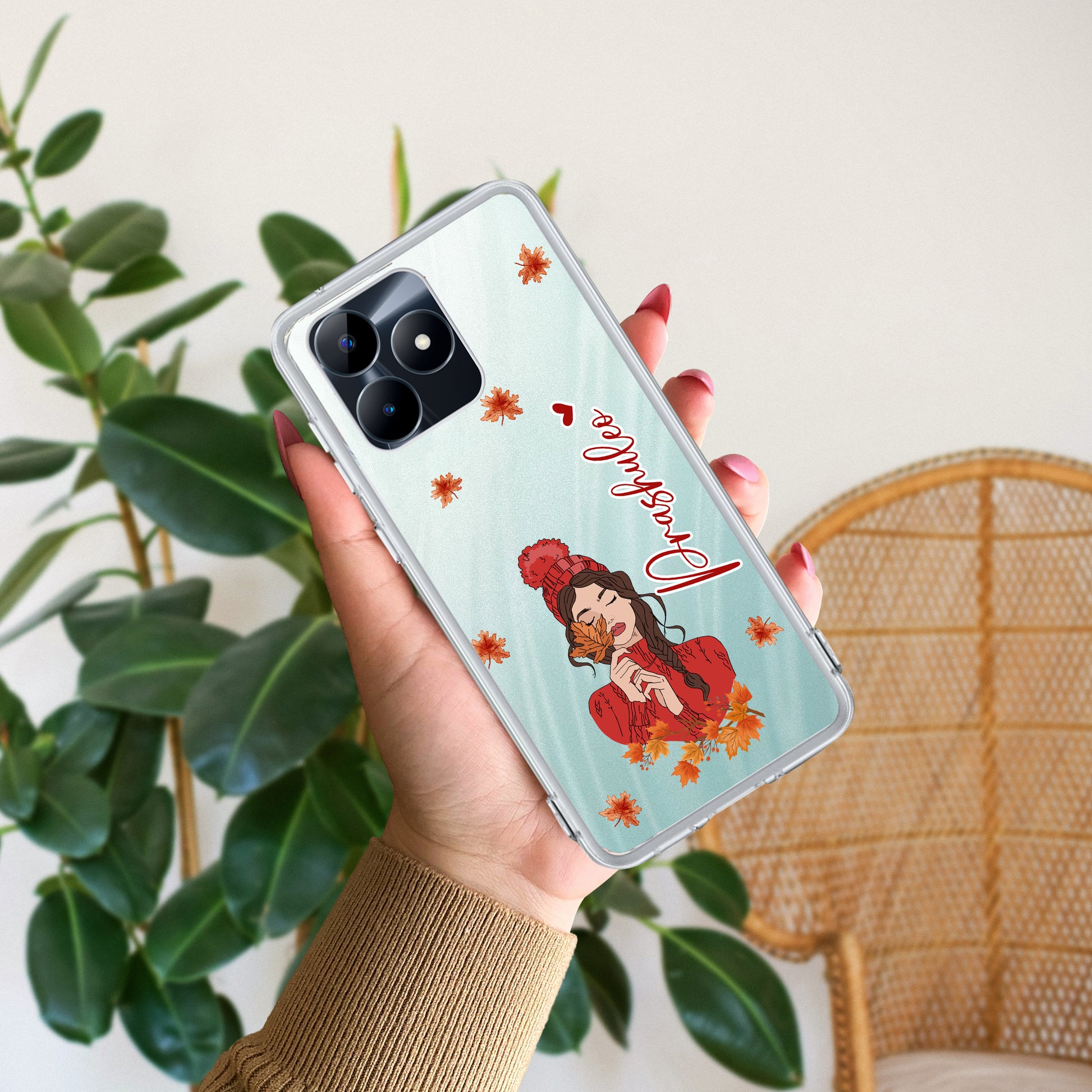 Daisy Flower Customize Transparent Silicon Case For Realme/Narzo ShopOnCliQ