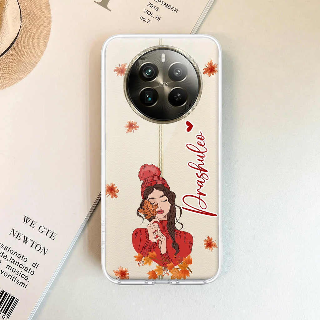 Daisy Flower Customize Transparent Silicon Case For Realme 14 Pro 5G