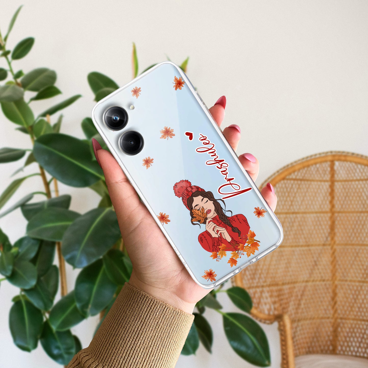 Daisy Flower Customize Transparent Silicon Case For Realme/Narzo - ShopOnCliQ