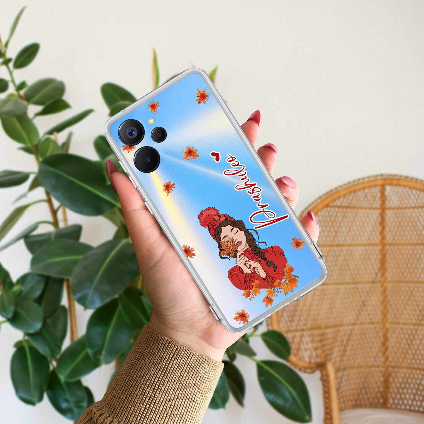 Daisy Flower Customize Transparent Silicon Case For Realme/Narzo ShopOnCliQ