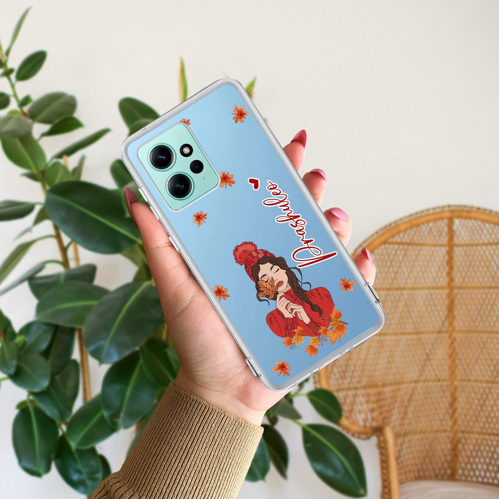 Daisy Flower Customize Transparent Silicon Case For Mi 10i