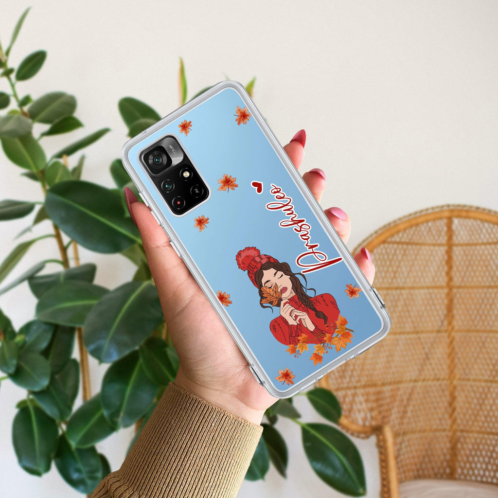 Daisy Flower Customize Transparent Silicon Case For Redmi Note 13 Pro Plus 5G