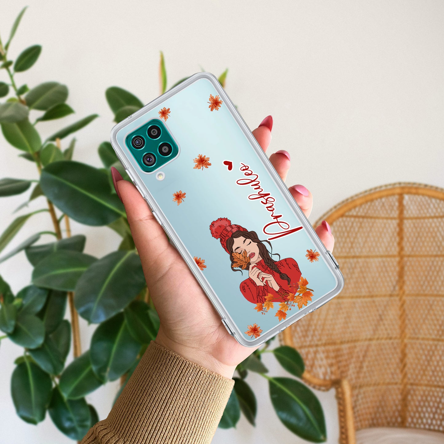 Daisy Flower Customize Transparent Silicon Case For Samsung ShopOnCliQ