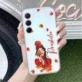 Daisy Flower Customize Transparent Silicon Case For Samsung Galaxy S23 5G