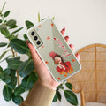 Daisy Flower Customize Anti Yellow Case For Samsung Galaxy S21 Plus