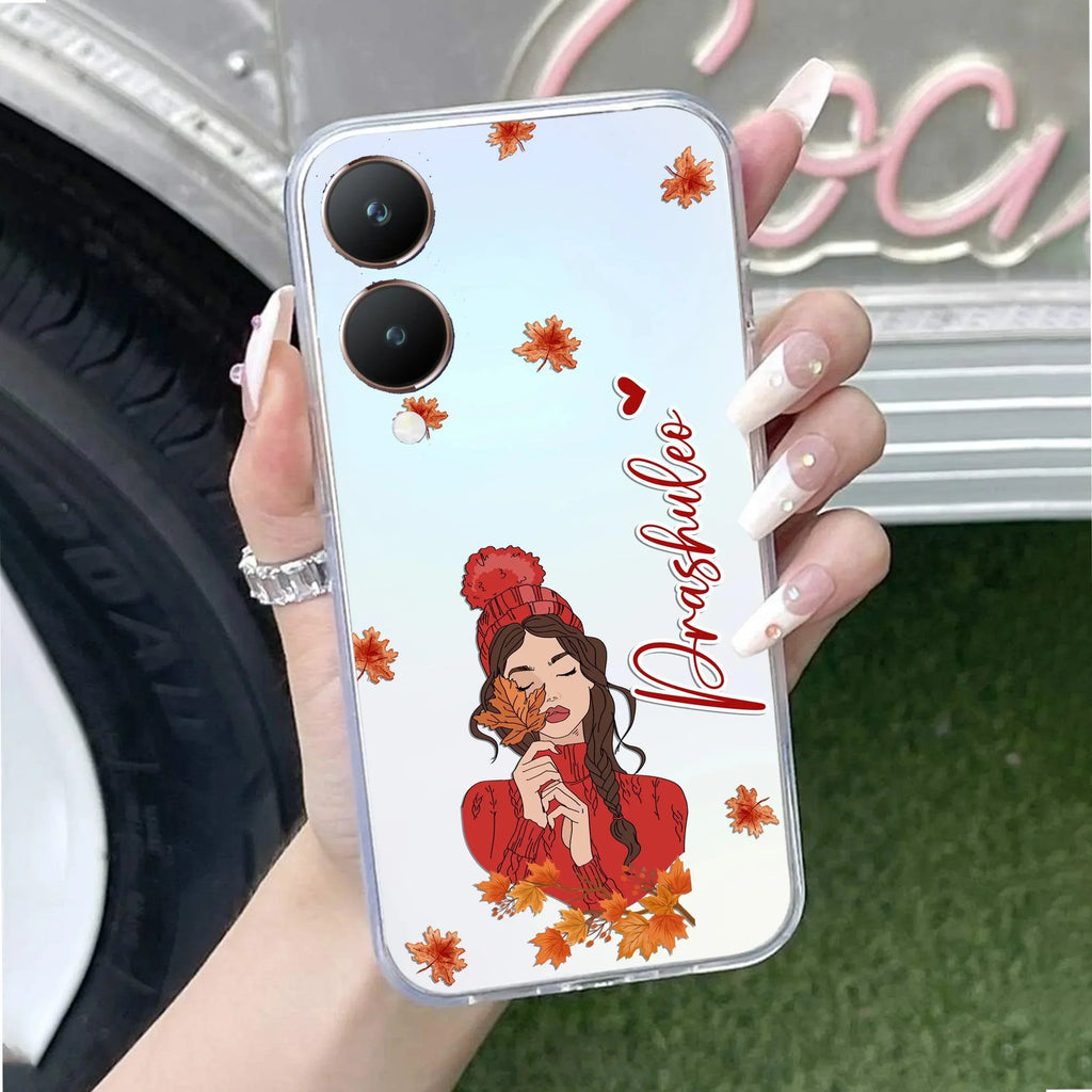 Daisy Flower Customize Anti Yellow Case For Vivo Y28 5G