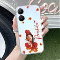 Daisy Flower Customize Anti Yellow Case For Vivo Y28 5G