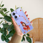 Daisy Flower Customize Transparent Silicon Case For Vivo Y18 / Y18i