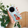 Daisy Flower Customize Transparent Silicon Case For Vivo X100 5G