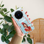 Daisy Flower Customize Transparent Silicon Case For Vivo Y16