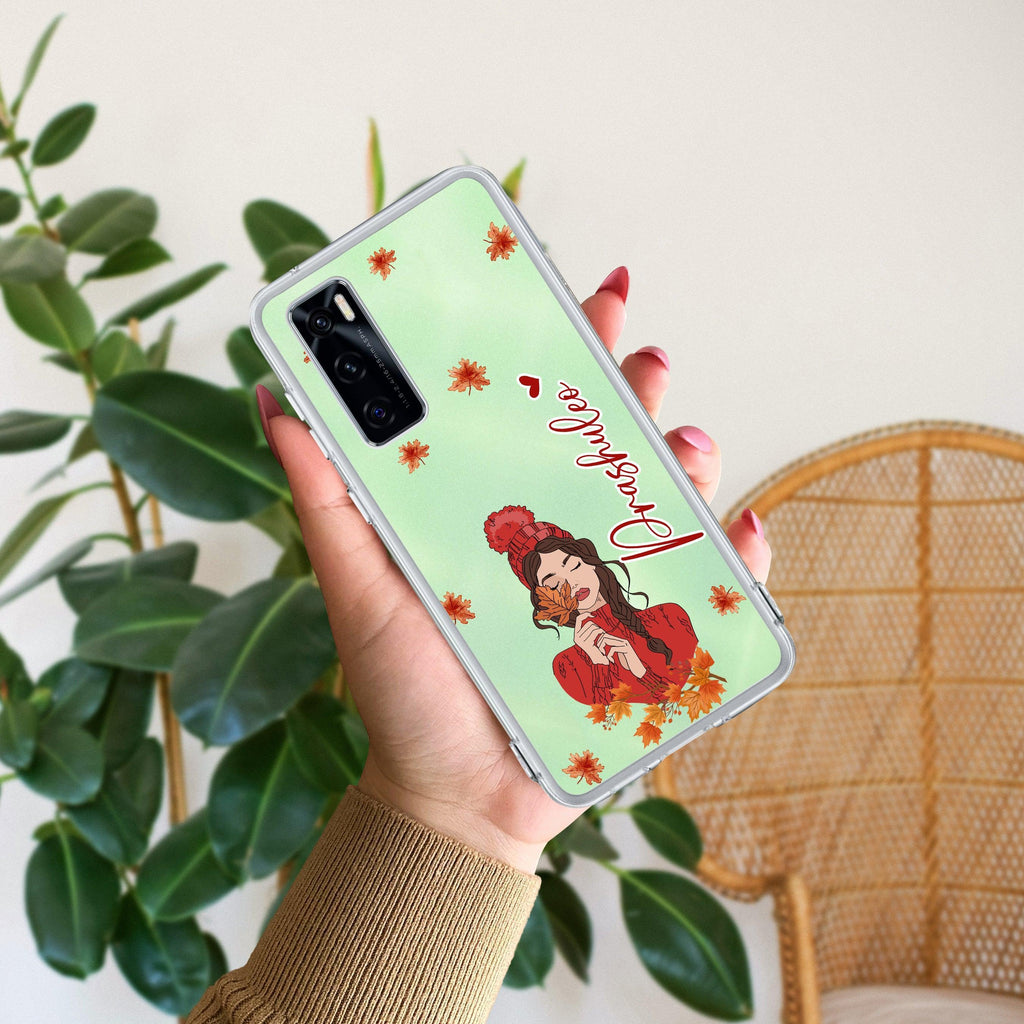 Daisy Flower Customize Transparent Silicon Case For Vivo T4x 5G