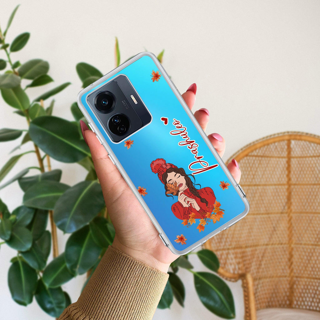 Daisy Flower Customize Transparent Silicon Case For Vivo Y300 5G