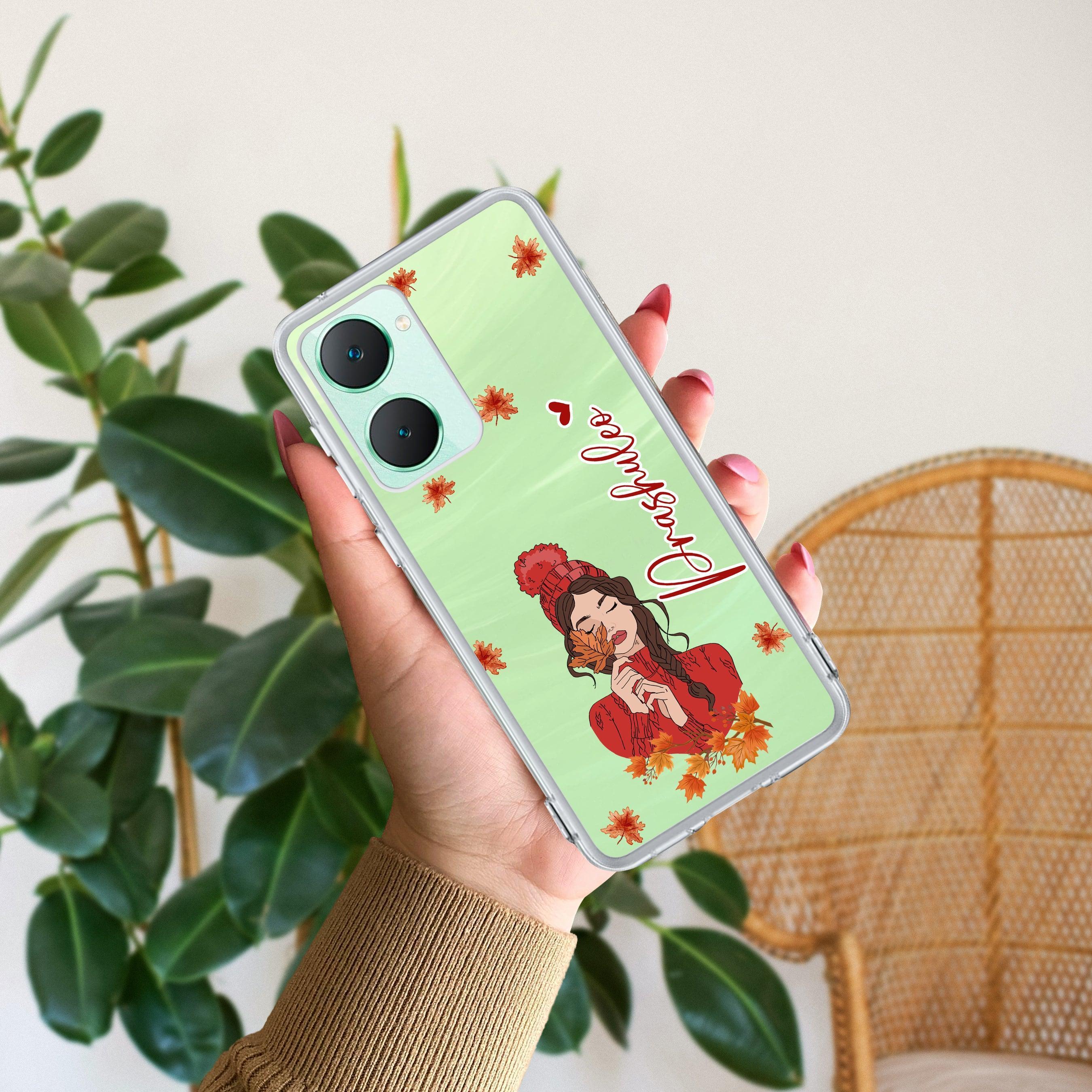 Daisy Flower Customize Transparent Silicon Case For Vivo V29 Pro 5G