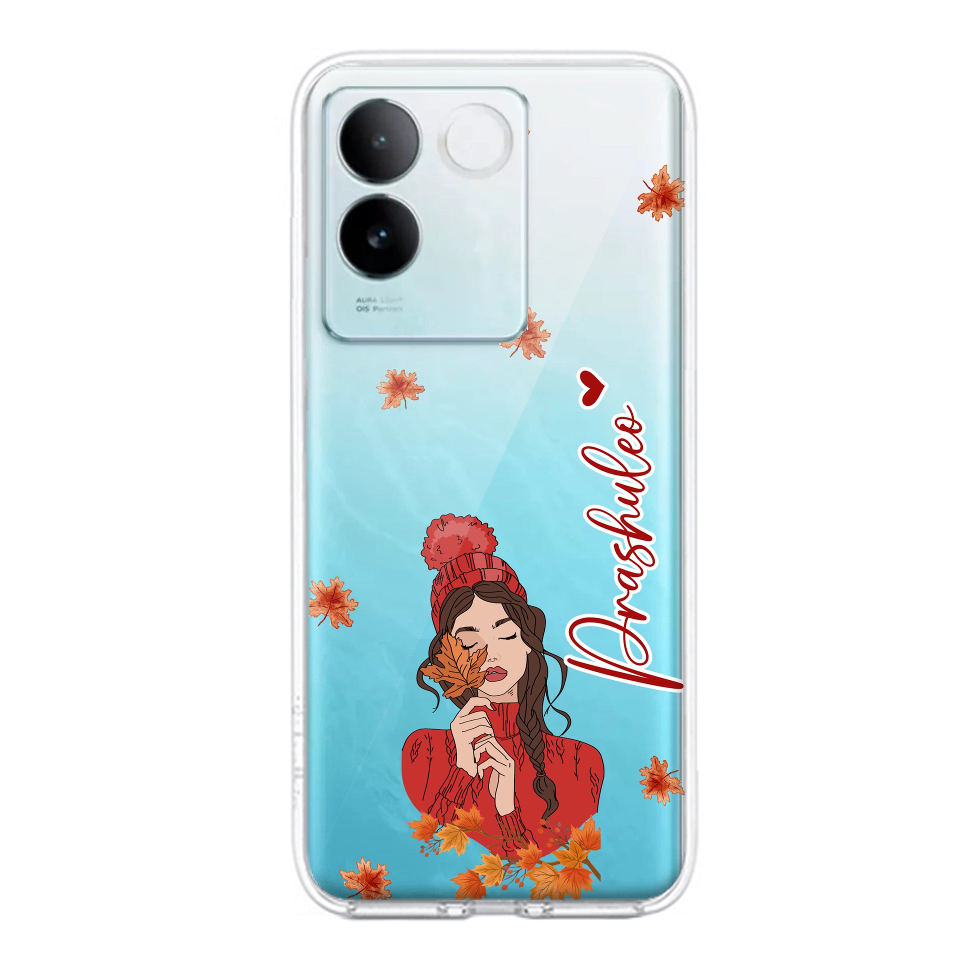 Daisy Flower Customize Transparent Silicon Case For iQOO ShopOnCliQ