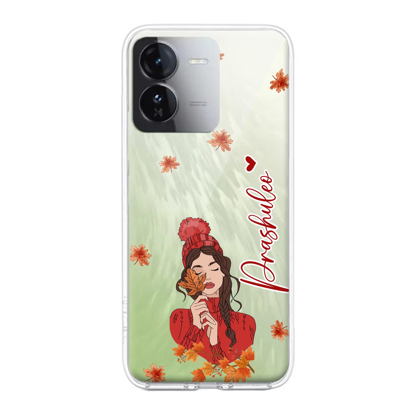 Daisy Flower Customize Transparent Silicon Case For iQOO ShopOnCliQ