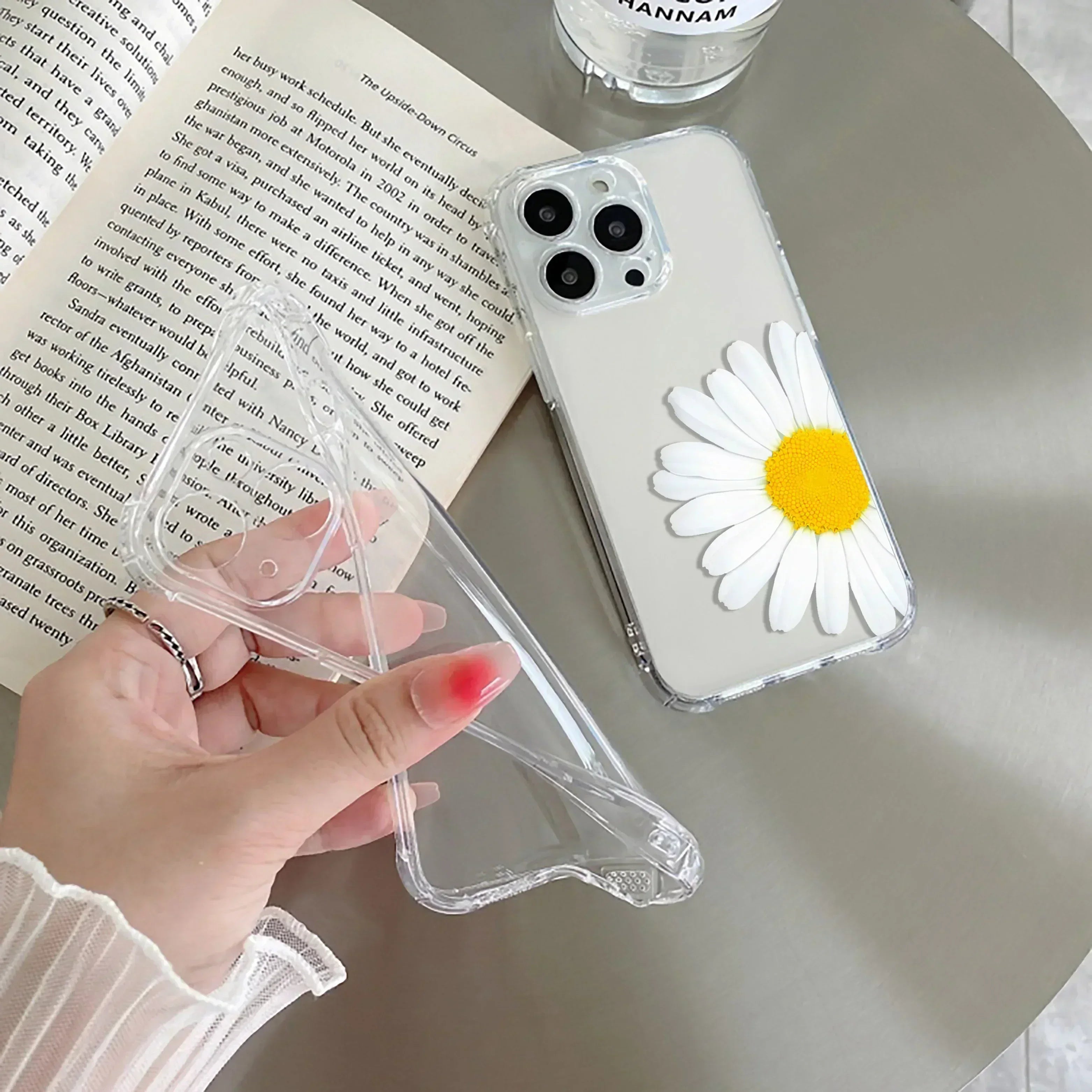 Daisy Flower Transparent silicon case For Vivo - ShopOnCliQ
